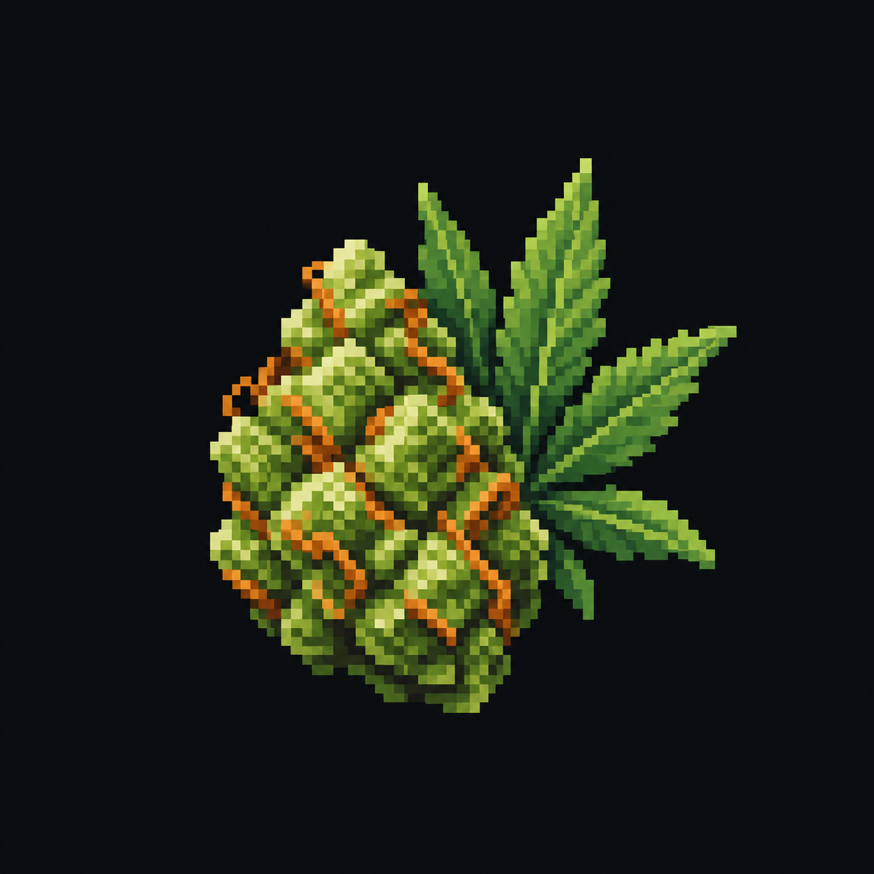 Cannabis pixel art